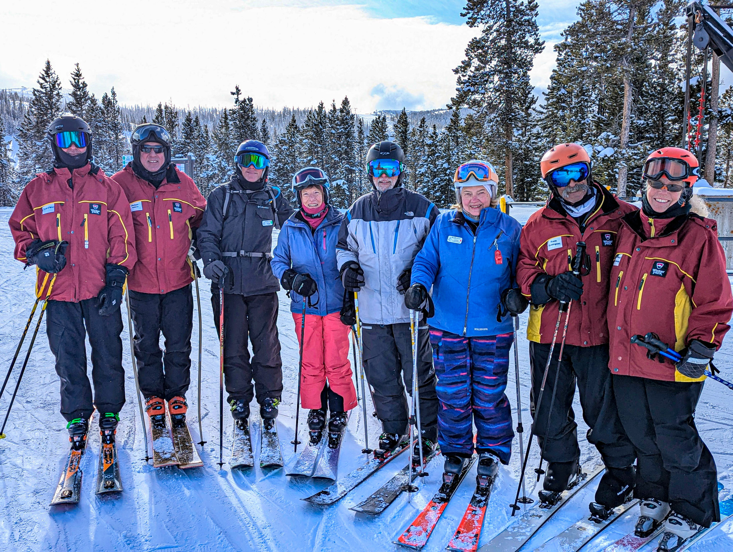 SkiMeisters with guides